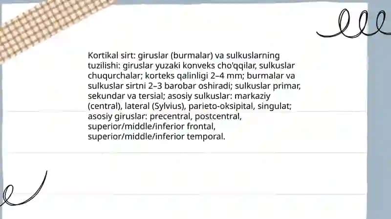 Katta yarim sharlar postlogi va uning tuzilishi 4