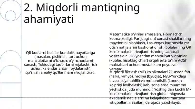 Bolalar uchun qiziqarli matematika o'yinlari 4