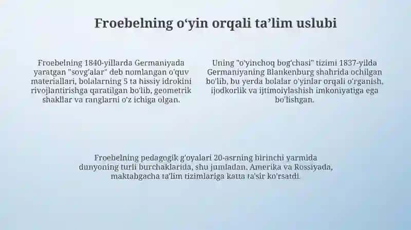 Maktabgacha ta’limning tarixiy rivojlanishi 4