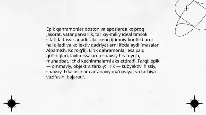 Og'zaki xalq ijodidagi ananaviy obrazlar 4