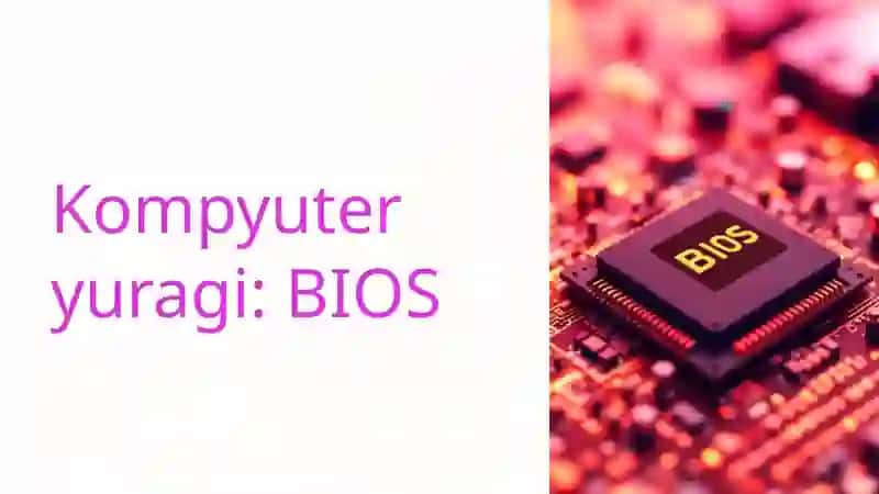 BIOS funktsiyalarining ishlash printsiplari va tuzulmasi 4