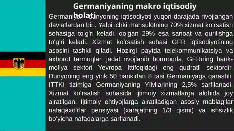 AQSH va Germaniyaning makroiqtisodiy holati 4