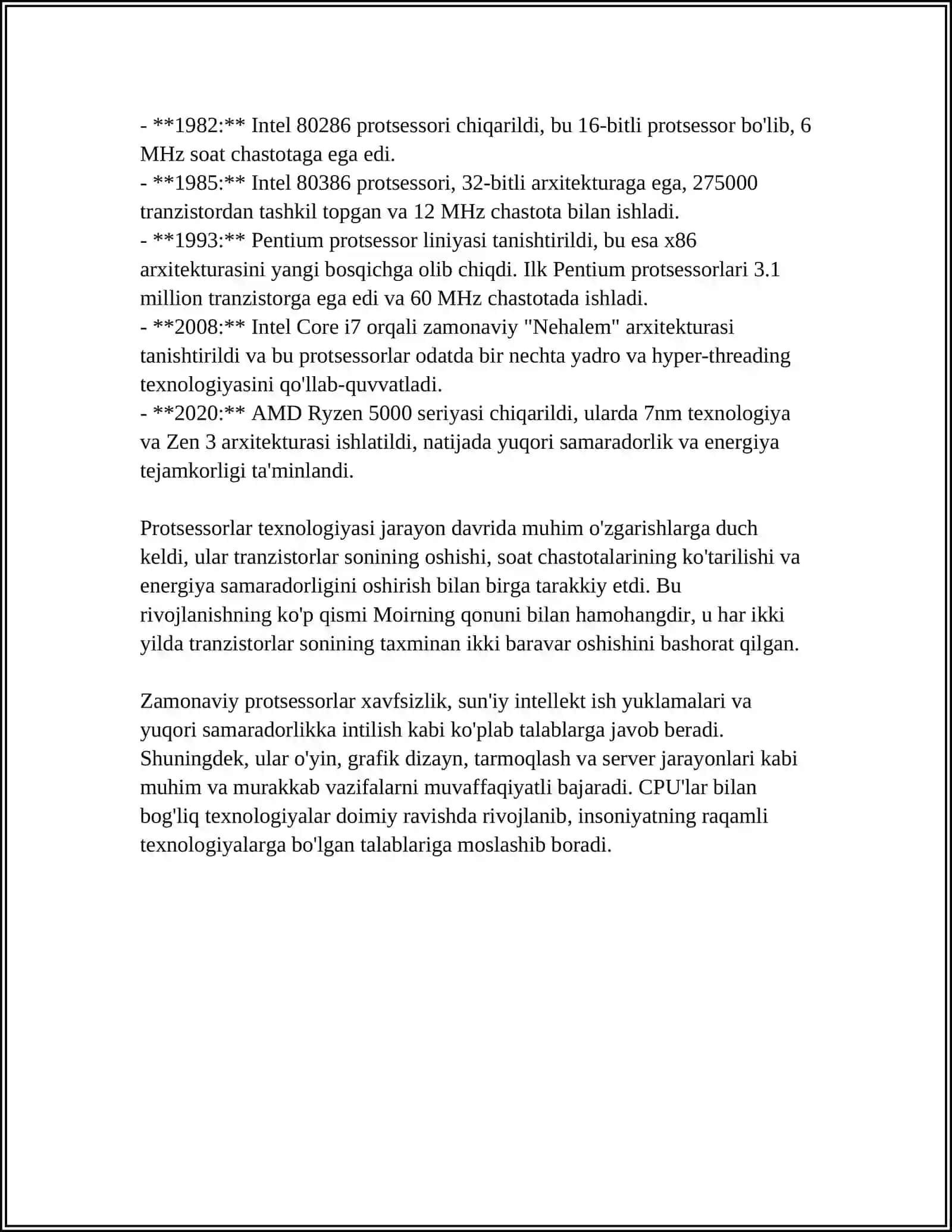 Kompyuterning markaziy protsessori (CPU) 4
