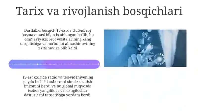 Kundalik hayotda media texnologiyalari: Rivojlanish, Qo'llanilish va Ta'sir 4