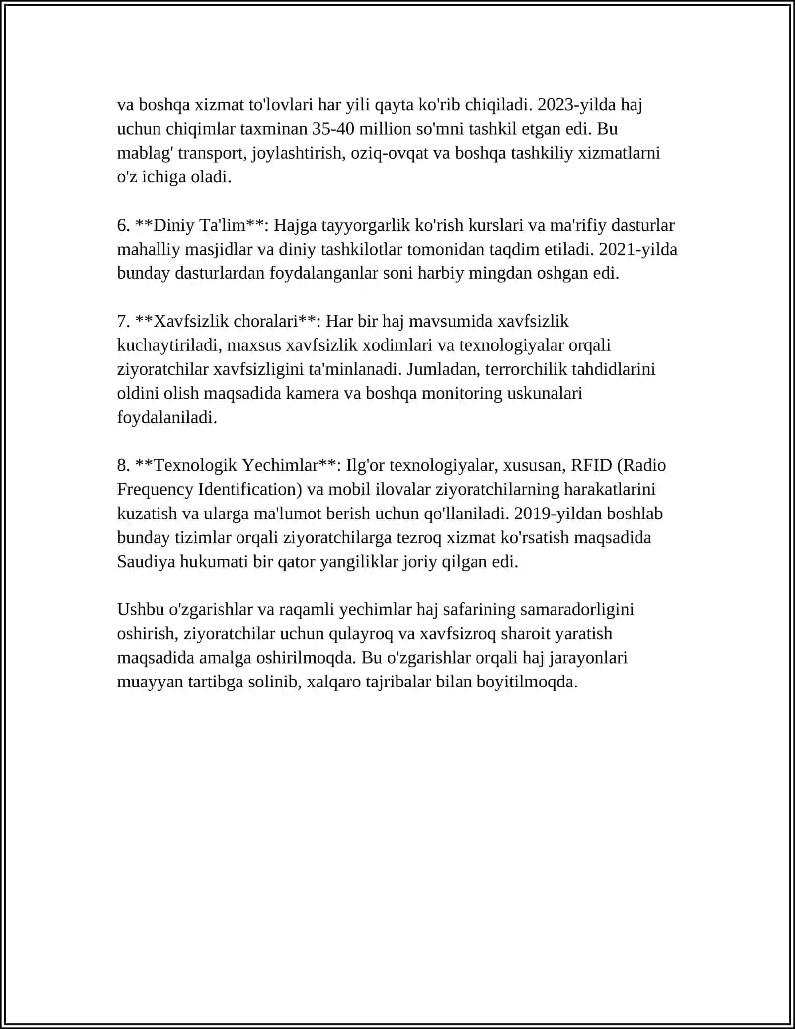O'ZBEKISTON RESPUBLIKASIDA HUJJATCHILIK TAKOMILLASHUVI MAVZUSIDA MAQOLANI TAHLIL QILISH 4