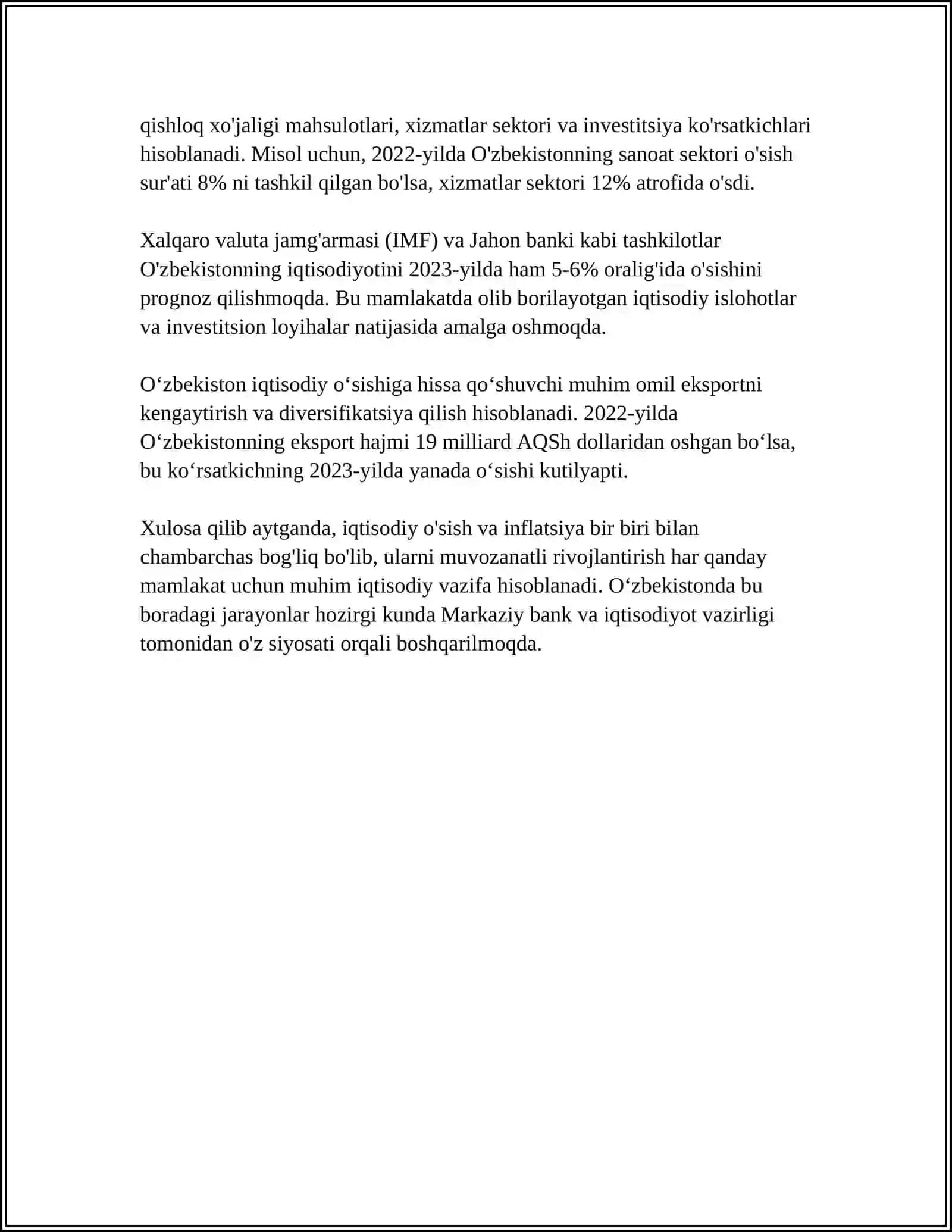 IQTISODIY TEBRANISHLAR VA ISHSIZLIK 4