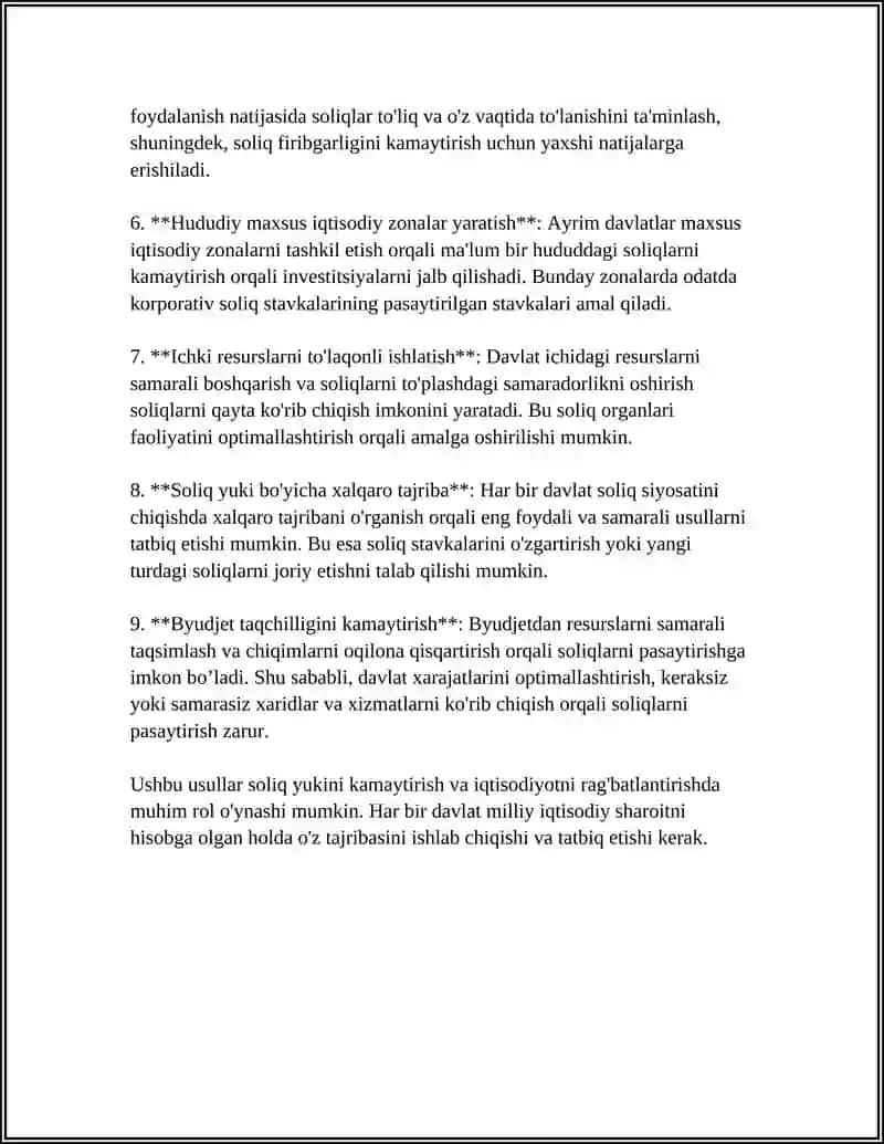 SOLIQ TO'LASHNI YENGILLASHTIRISH MEXANIZMLARI 4