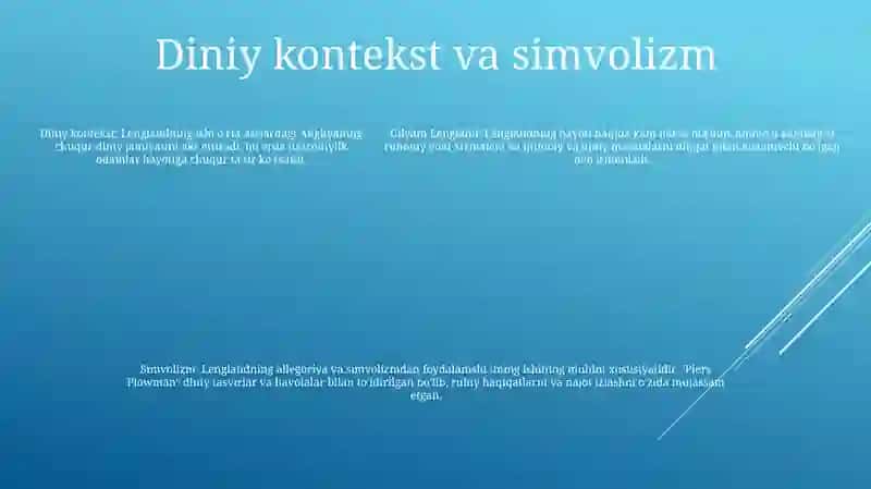 Uilyam Lengland va uning ishi 4