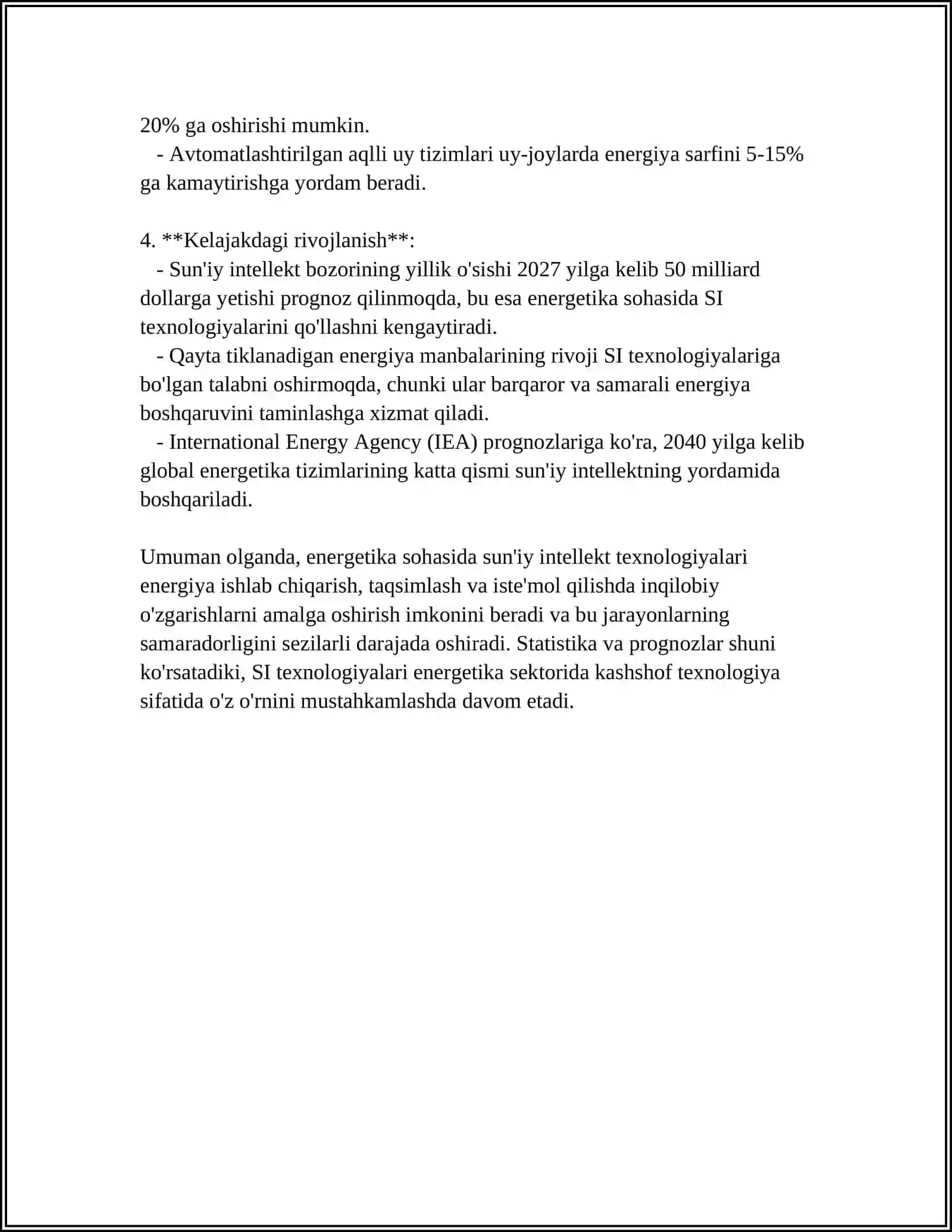ENERGETIKA SOHASIDA AXBOROT TEXNOLOGIYALARIDAN FOYDALANISH TAJRIBALARI 4