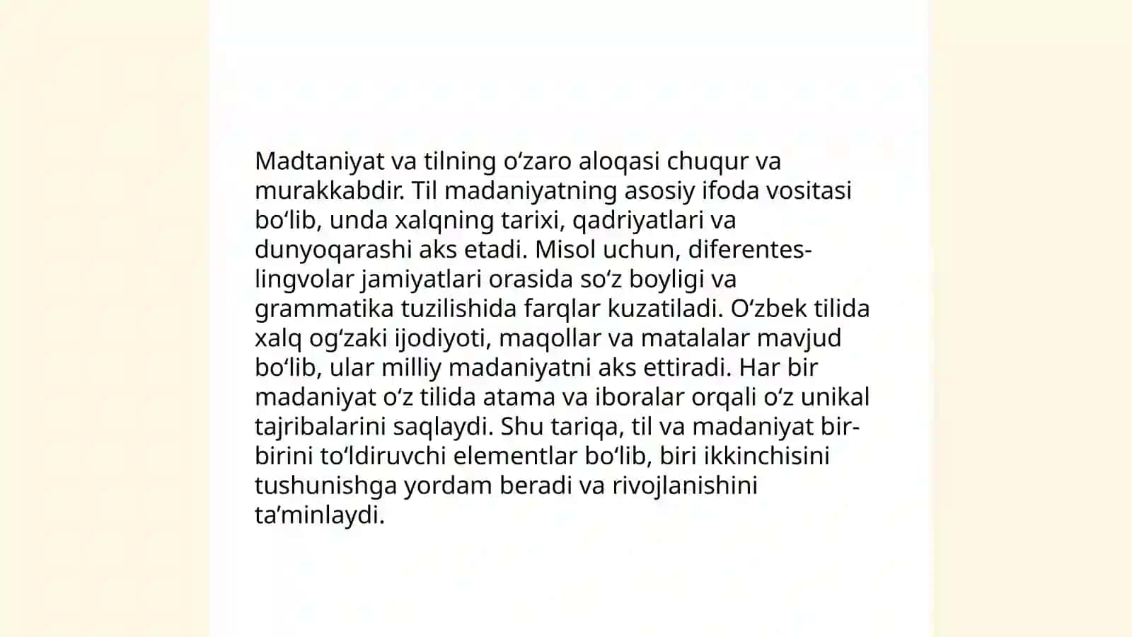 Tillarning o'ziga xos etnomadaniy xususiyatlari 4