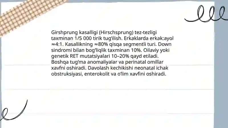 Girshprung kasalligi: ta'rif va patologiya 4