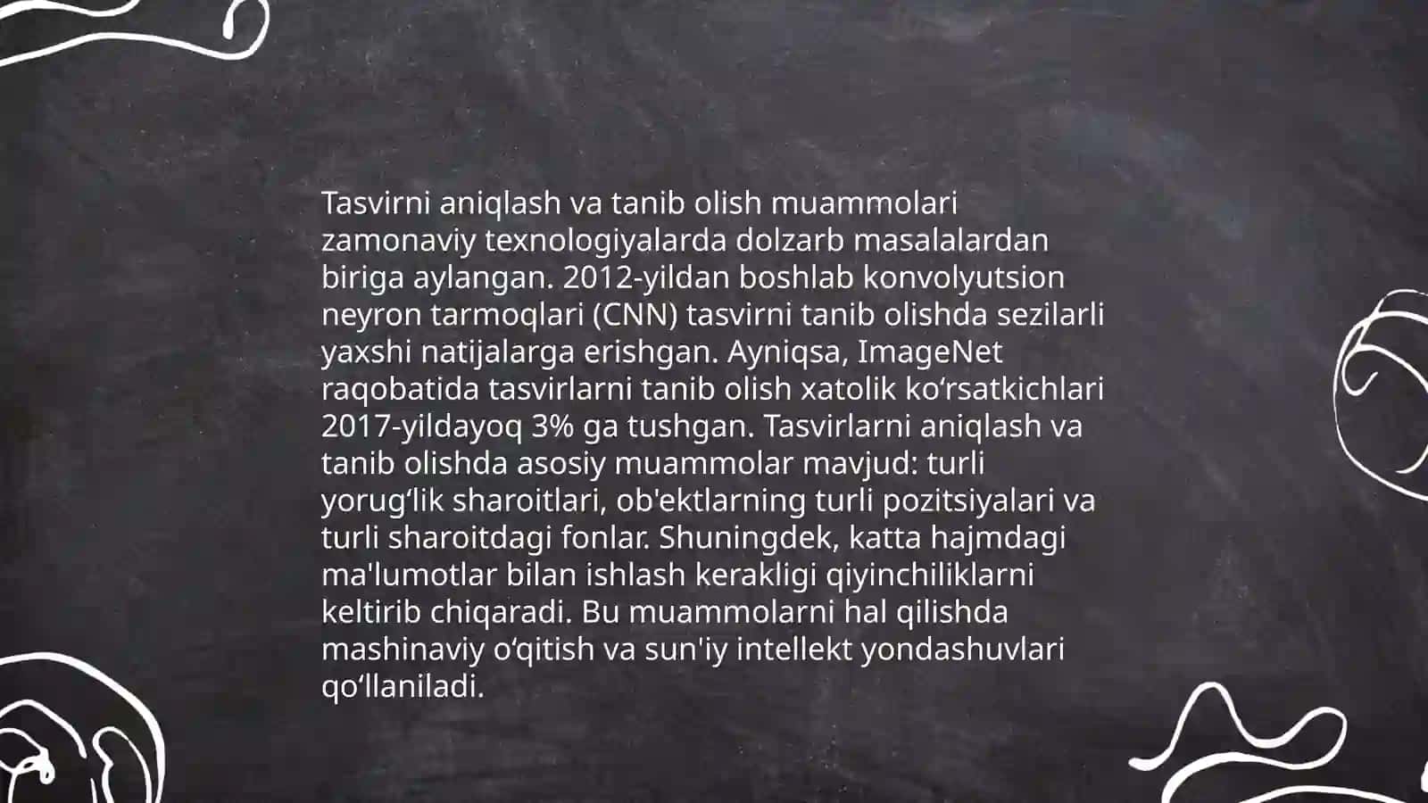 Neyron tarmoqlari yordamida yechiladigan masalalar 4