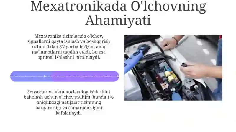 Mexatronikada Qo'llaniladigan Asosiy O'lchov Vositalari 4