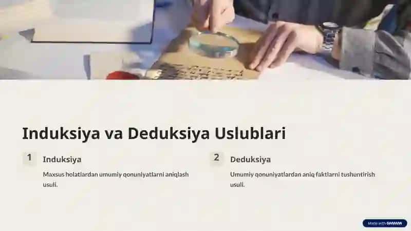 Tarix Fani Tadqiqotlarida Umumfan Uslublari 4