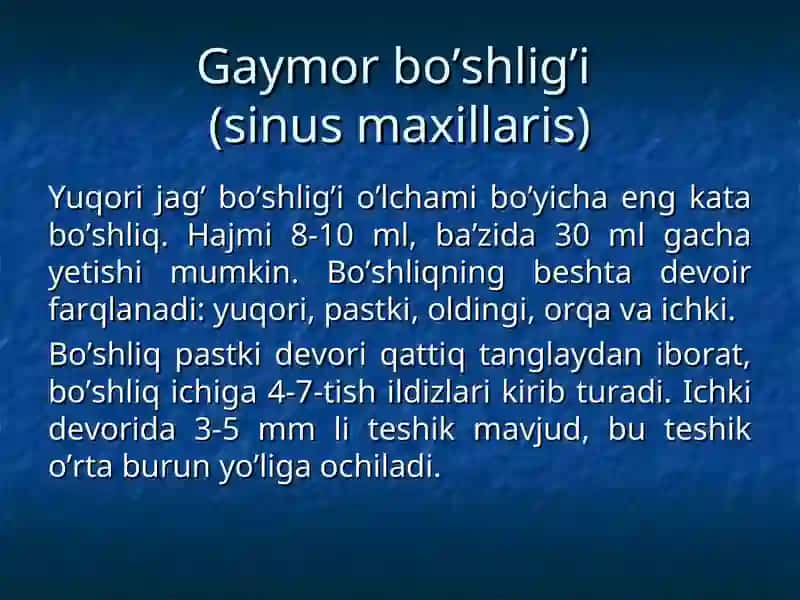 Бурун ва бурун ёндош бушликларининг уткир ва сурункали касалликлари 4