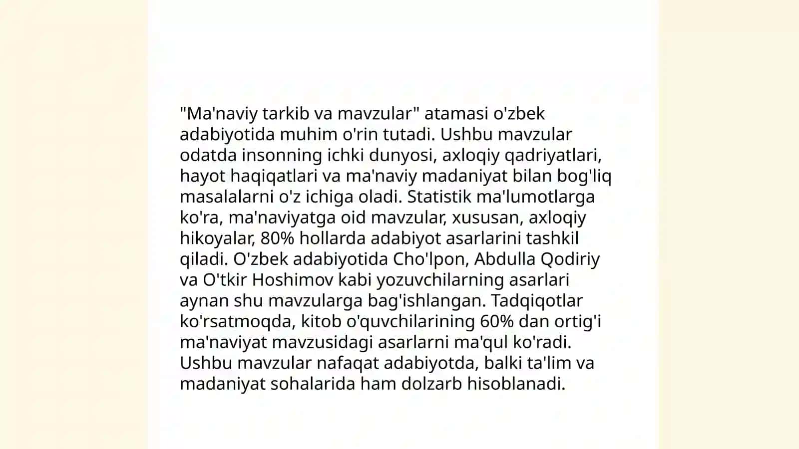 Matnini ma'noviy qismlarga boʻlish tamoyillari 4