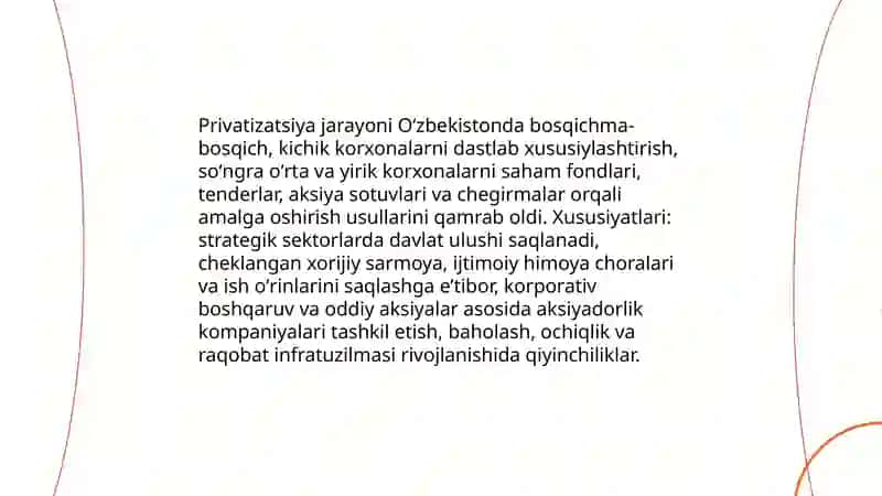 Bozor iqtisodiyotiga oʻtish davri va uning Oʻzbekistondagi xususiyatlari 4