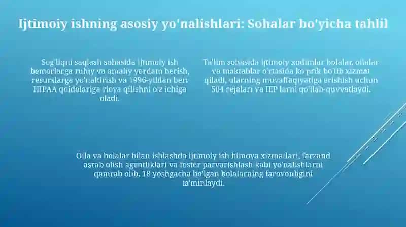 Ijtimoiy ishning vazifalari va yo'nalishlari 4