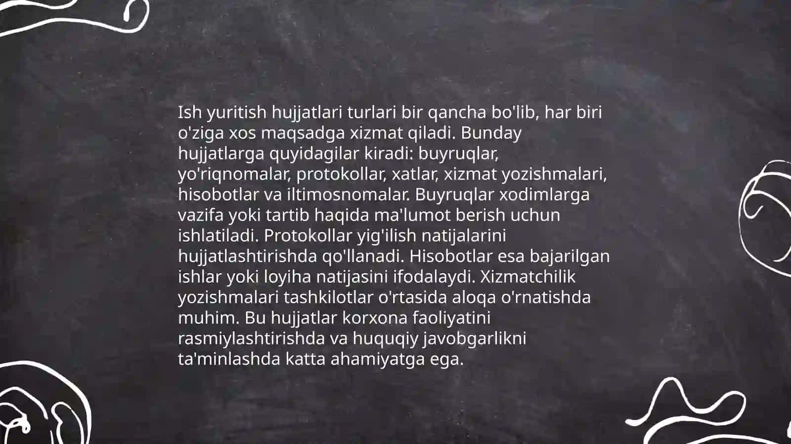 Ish yuritish tili va uslubi. Ish yuritish terminlarining lug'ati 4