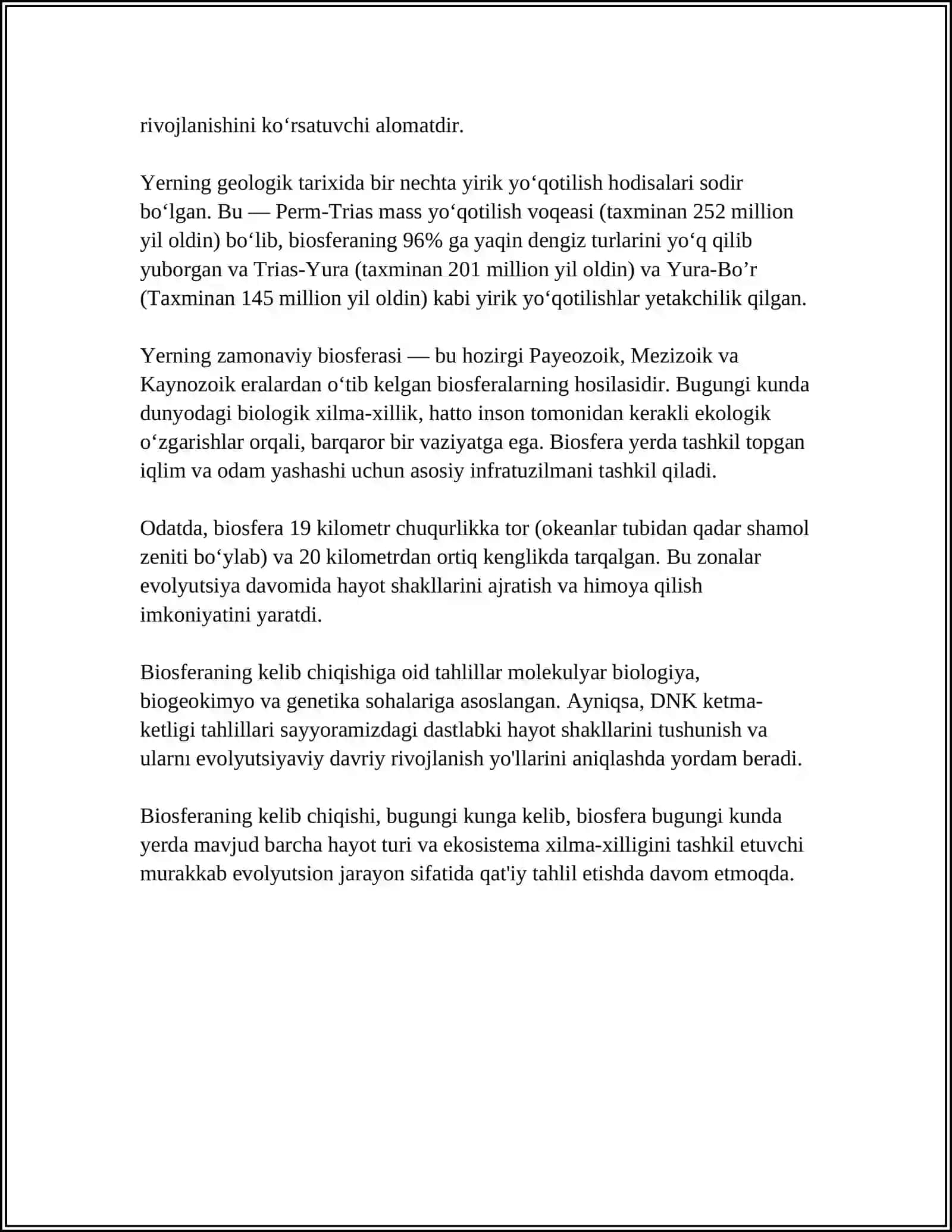 BIOSFERA EVOLUTSIYASI VA QATLAMLARI 4