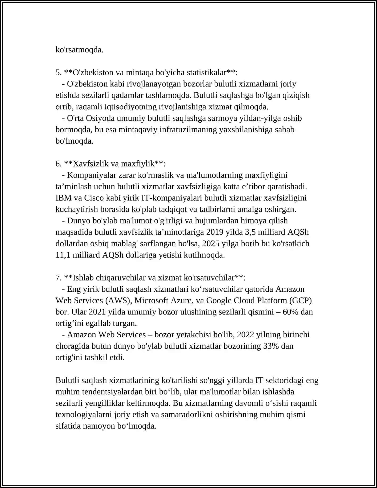 BULUTLI TEXNALOGIYALAR 4