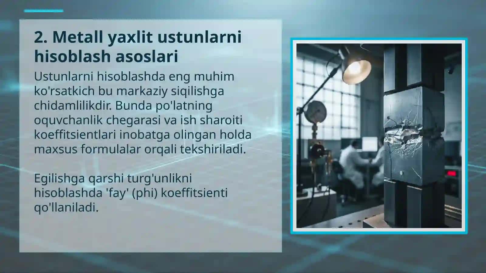 Metall ustunlar 4