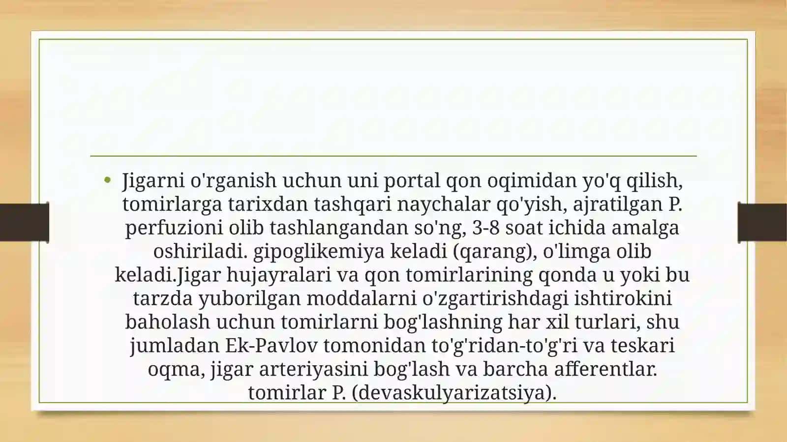 Jigardagi fizologik jarayonlar mexanizmi.xolirez va xolikinez 4