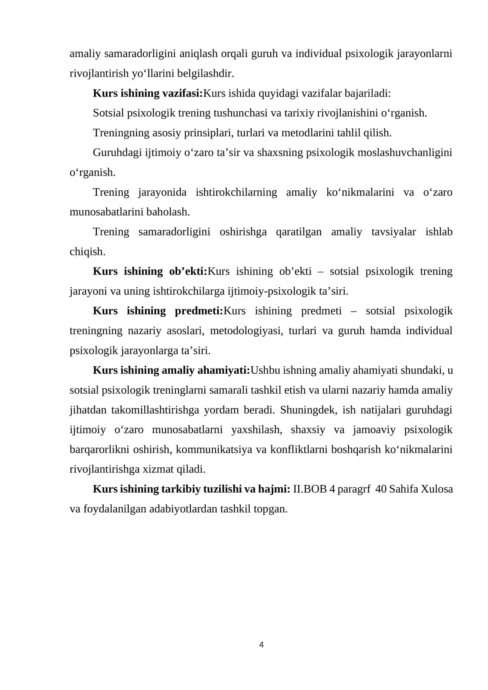 SOTSIAL PSIXOLOGIK TRENING 4