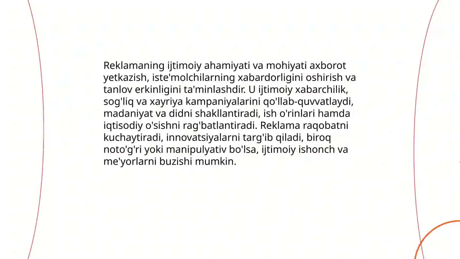 Reklamaning ijtimoiy mazmuni- mohiyati 4