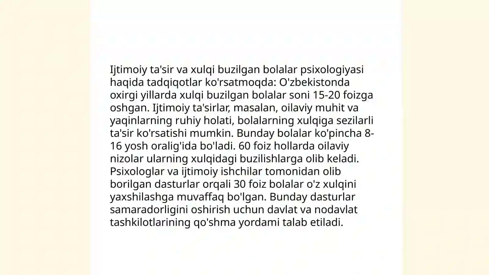 Xulqi oğishgan bolalar psixologiyasi muommosiga nazariy yondashuvlar 4