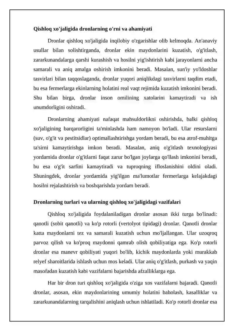 Qishloq xo'jaligida dronlardan foydalanish 4