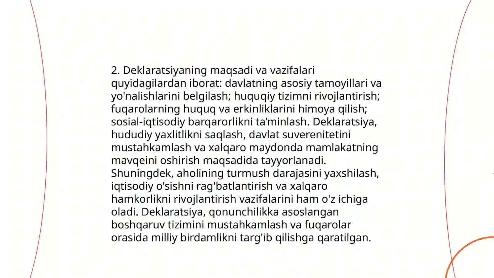 Qohira Deklaratsiyasi 4