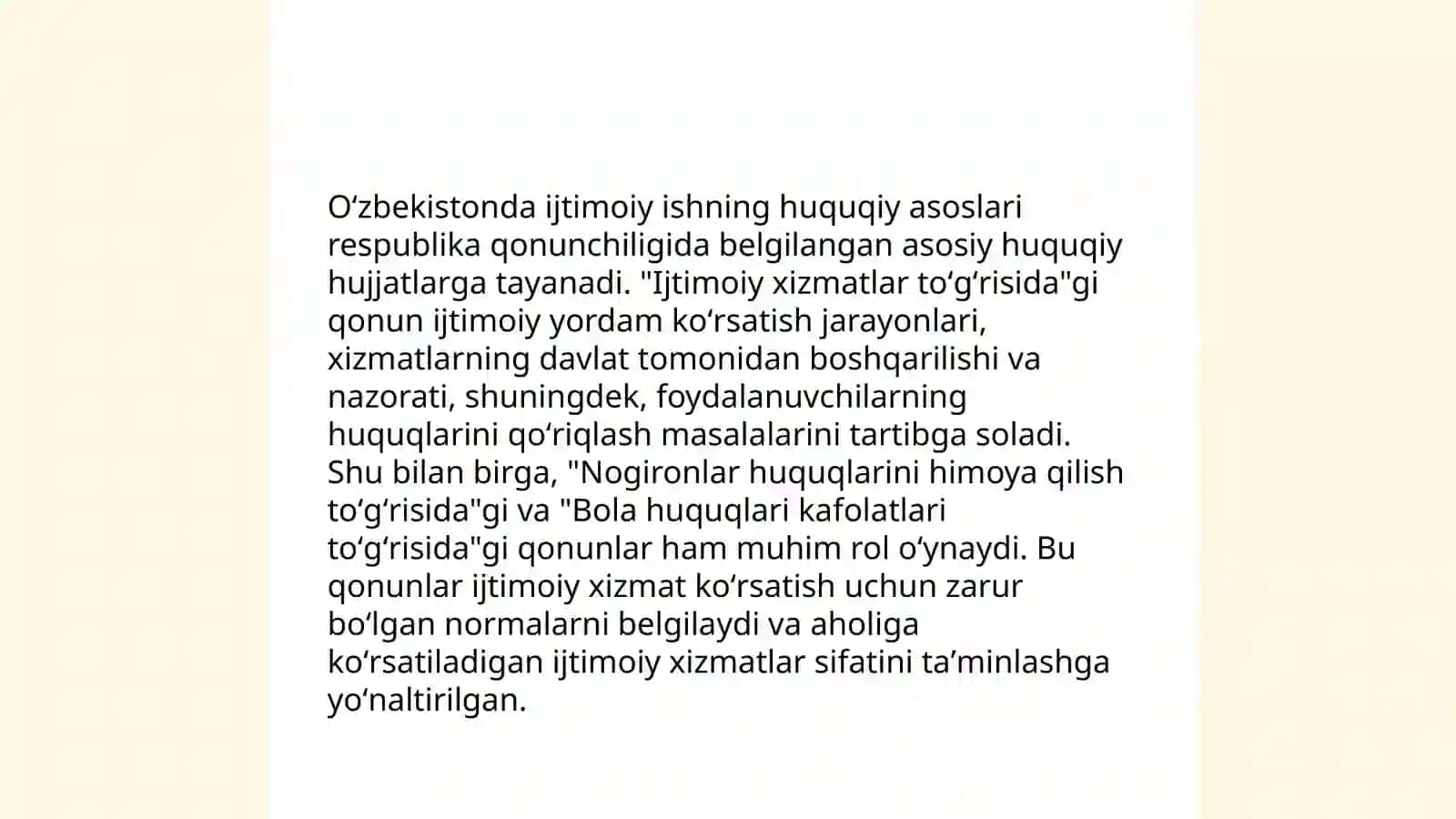 Ijtimoiy ishning Oʻzbekistonda rivojlanishi 4