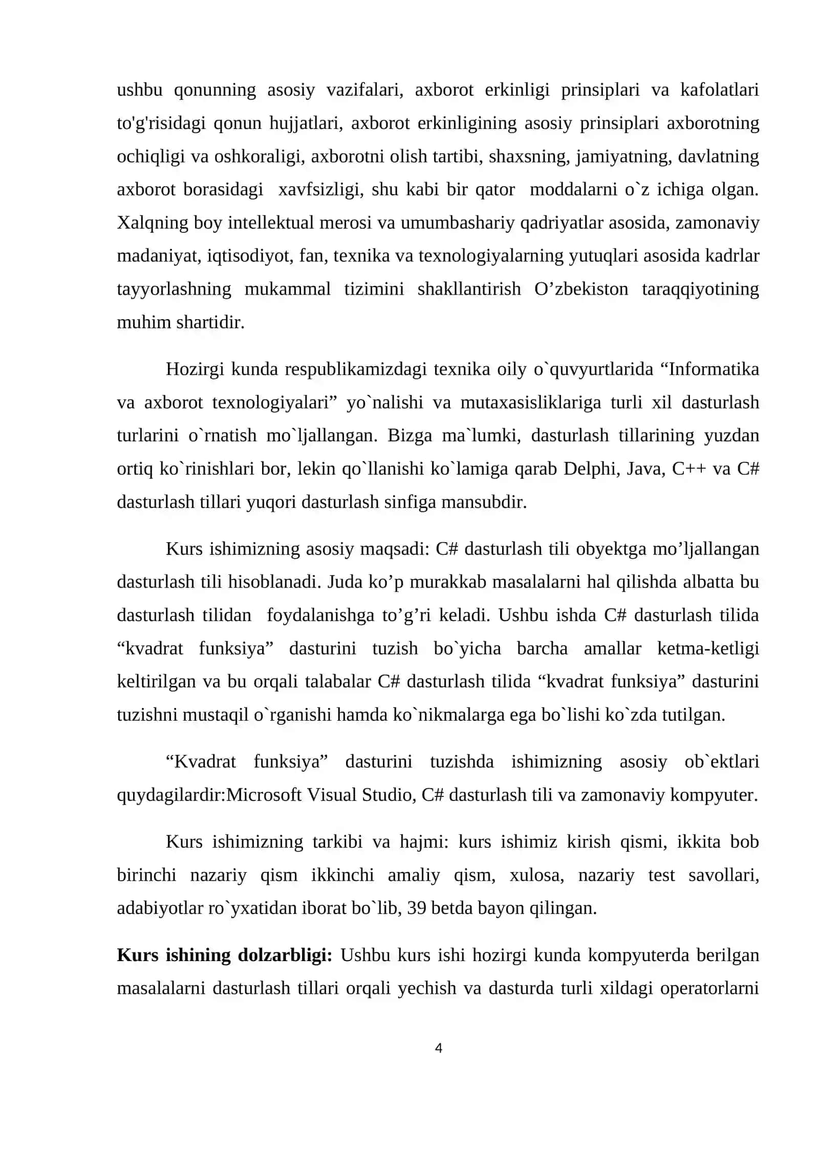 C# dasturlash tilida Kvadrat funksiyaya grafigini chizish dasturini yaratish 4