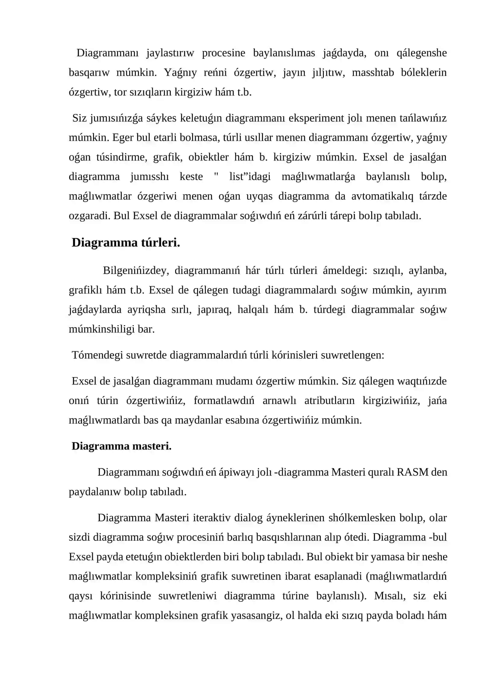 Diagramma hám grafiklar ustasi 4