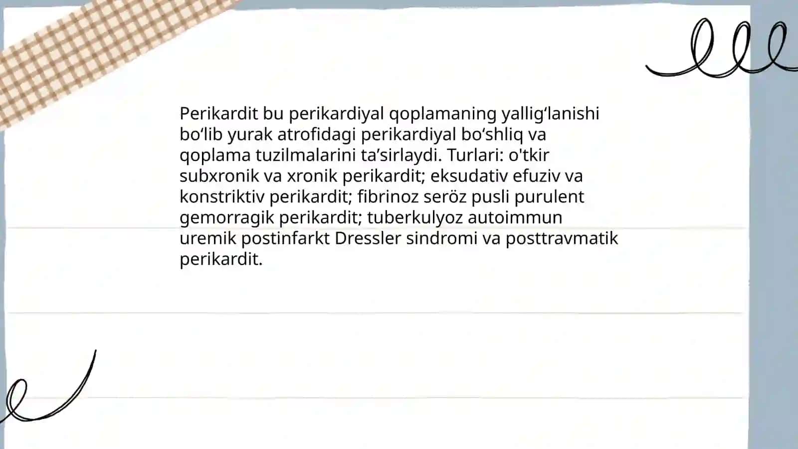 Miokardit va perikarditlar 4