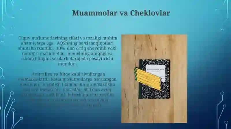 Katta Ma'lumotlar Mashinaviy O'rganish 4