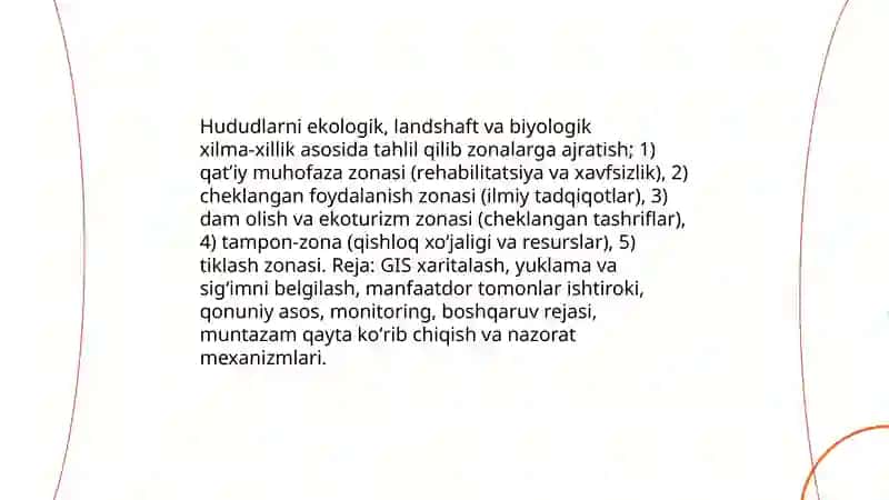 Muhofaza etiladigan tabiiy hududlardan foydalanish jarayoni 4