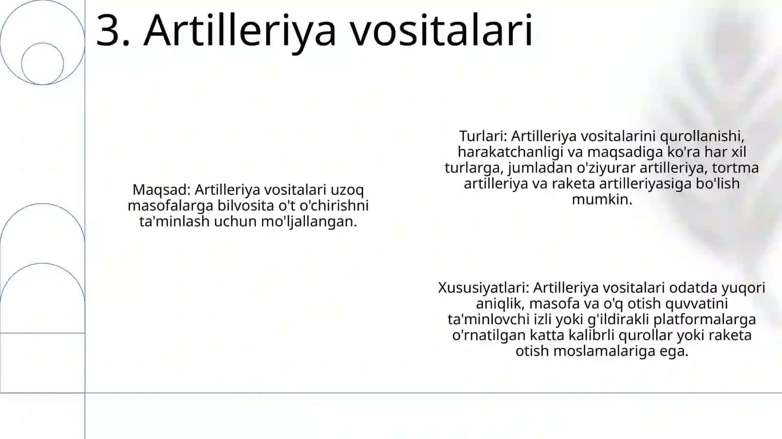 Jangovor Mashinalarni Umumiy Tasnifi 4