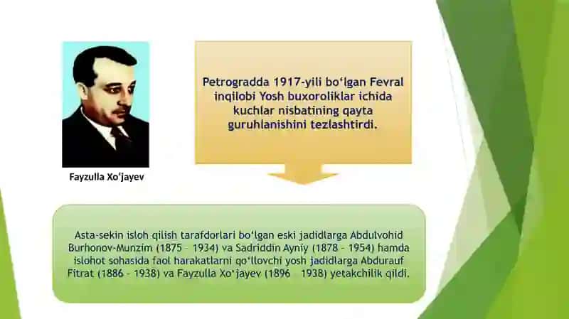 1917-1920 YILLARDA BUXORO AMIRLIGIDAGI IJTIMOIY-SIYOSIY AHVOL 4