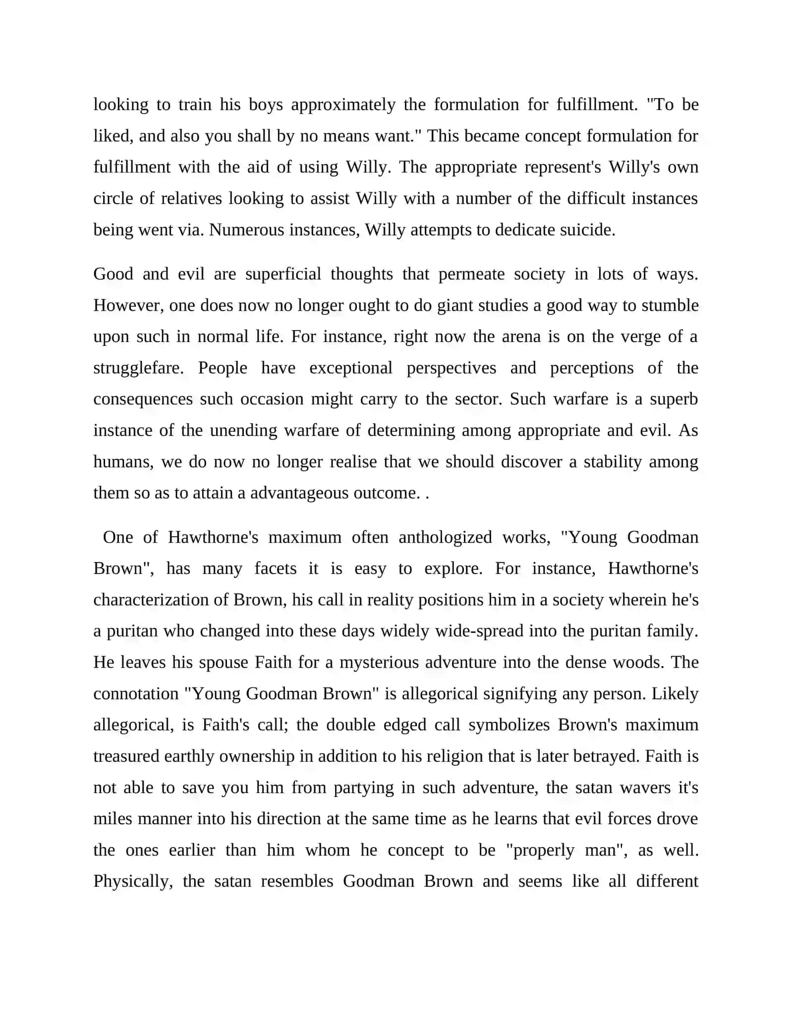 Good and Evil in Literature 4