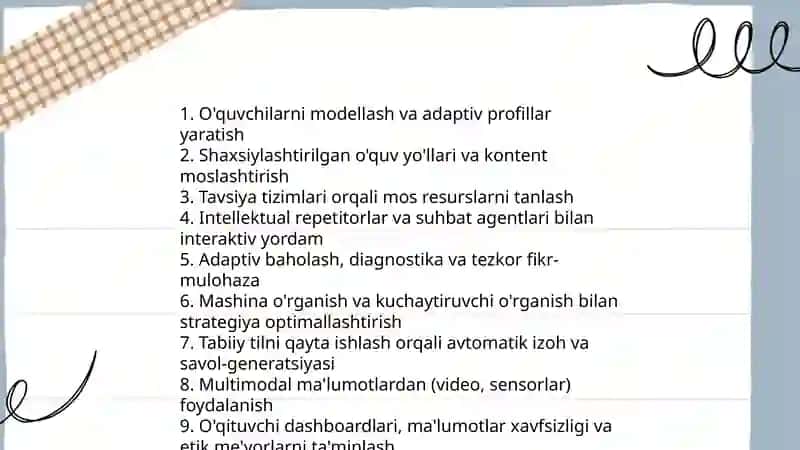 Sun'iy intellektdan foydalanib o'quv jarayonlarni to'g'ri tashkil etish 4