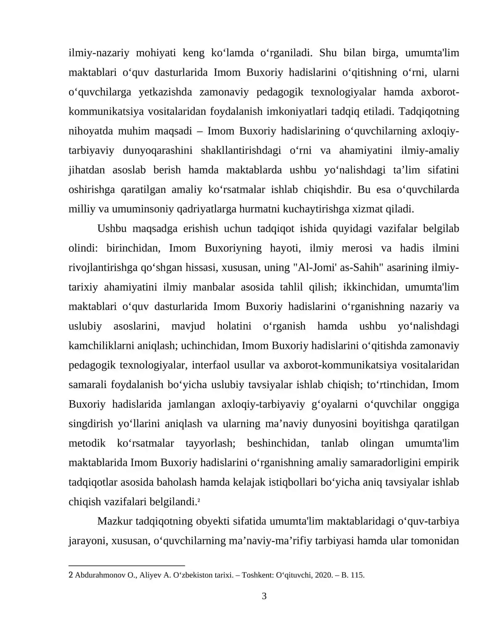 Umumta'lim maktablarida imom Buxoriy hadislarini oʻrganishning ahamyati 4