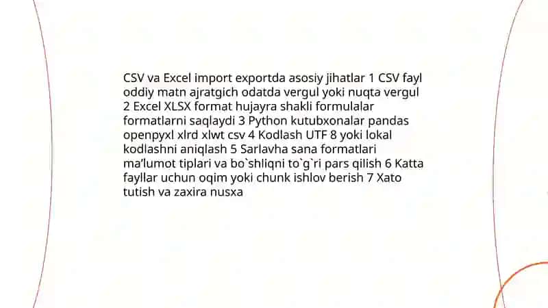 Excel Fayllari bilan Ishlash Dasturini Yaratish 4