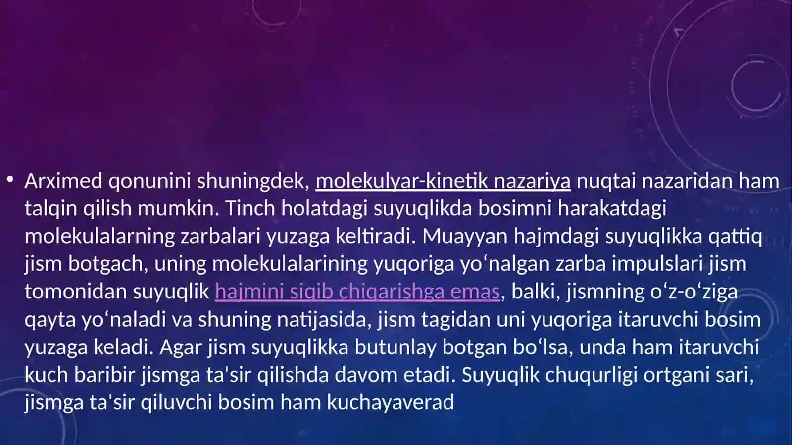 Arximed qonuni 4
