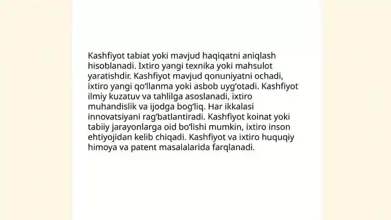 Kashfiyot tushunchasi slayt 15 ta QarshiyevaSayyora Sayyora 4