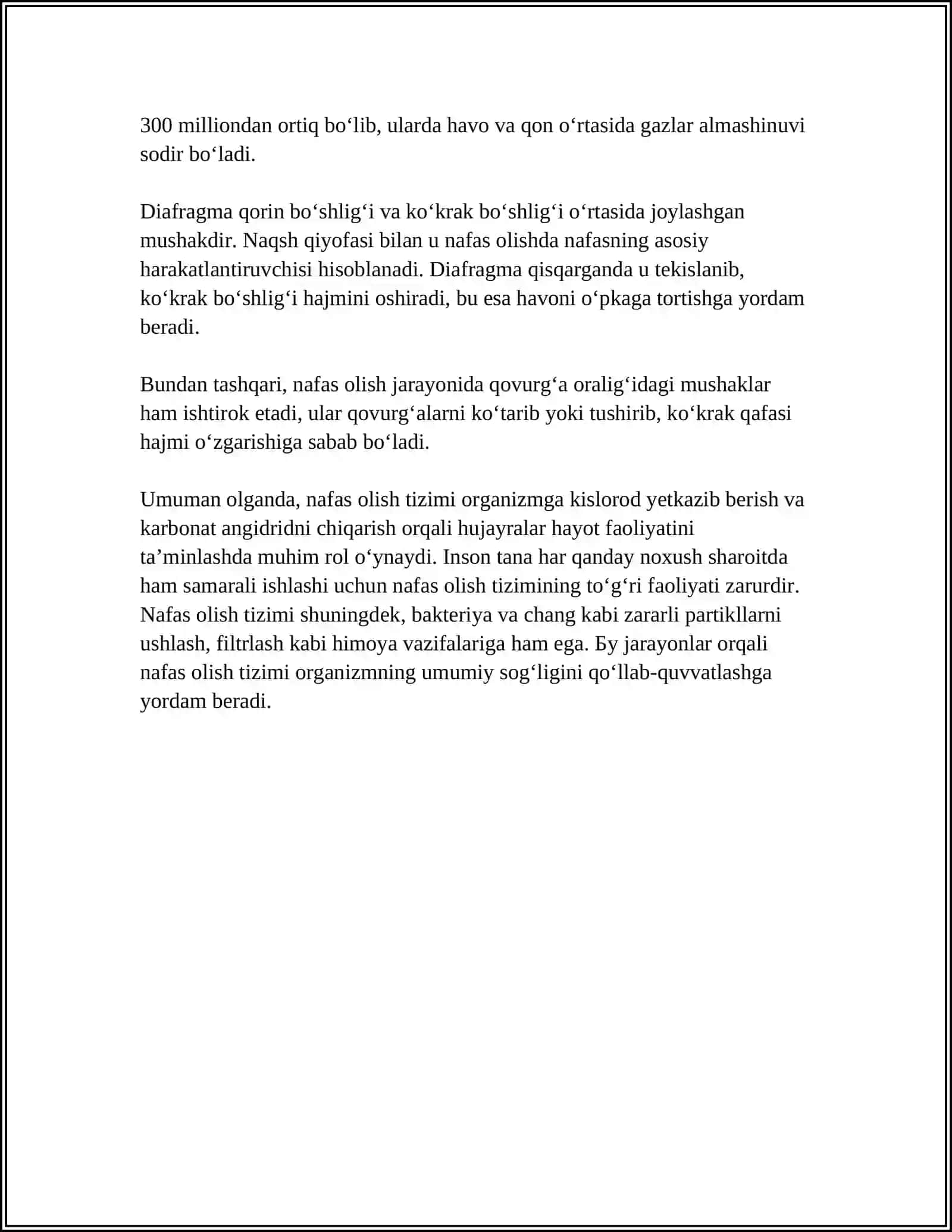 NAFAS OLISH TIZIMI KASALLIKLARINING KLINIK-LABORATOR DIAGNOSTIKASI 4