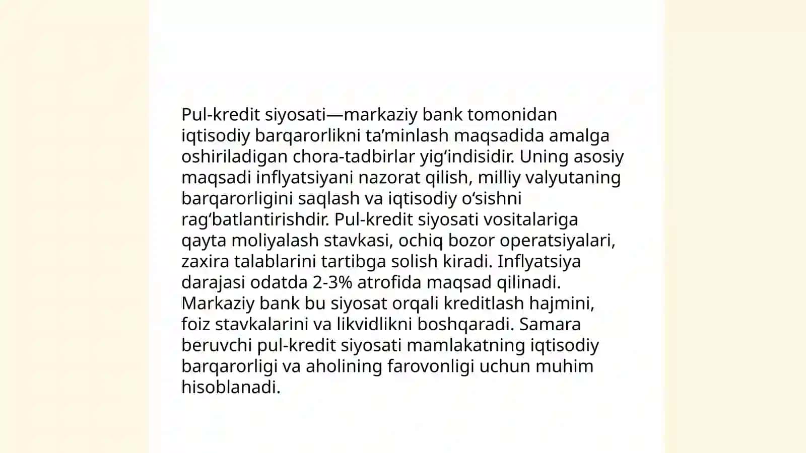 Pul-kredit tizimi 4