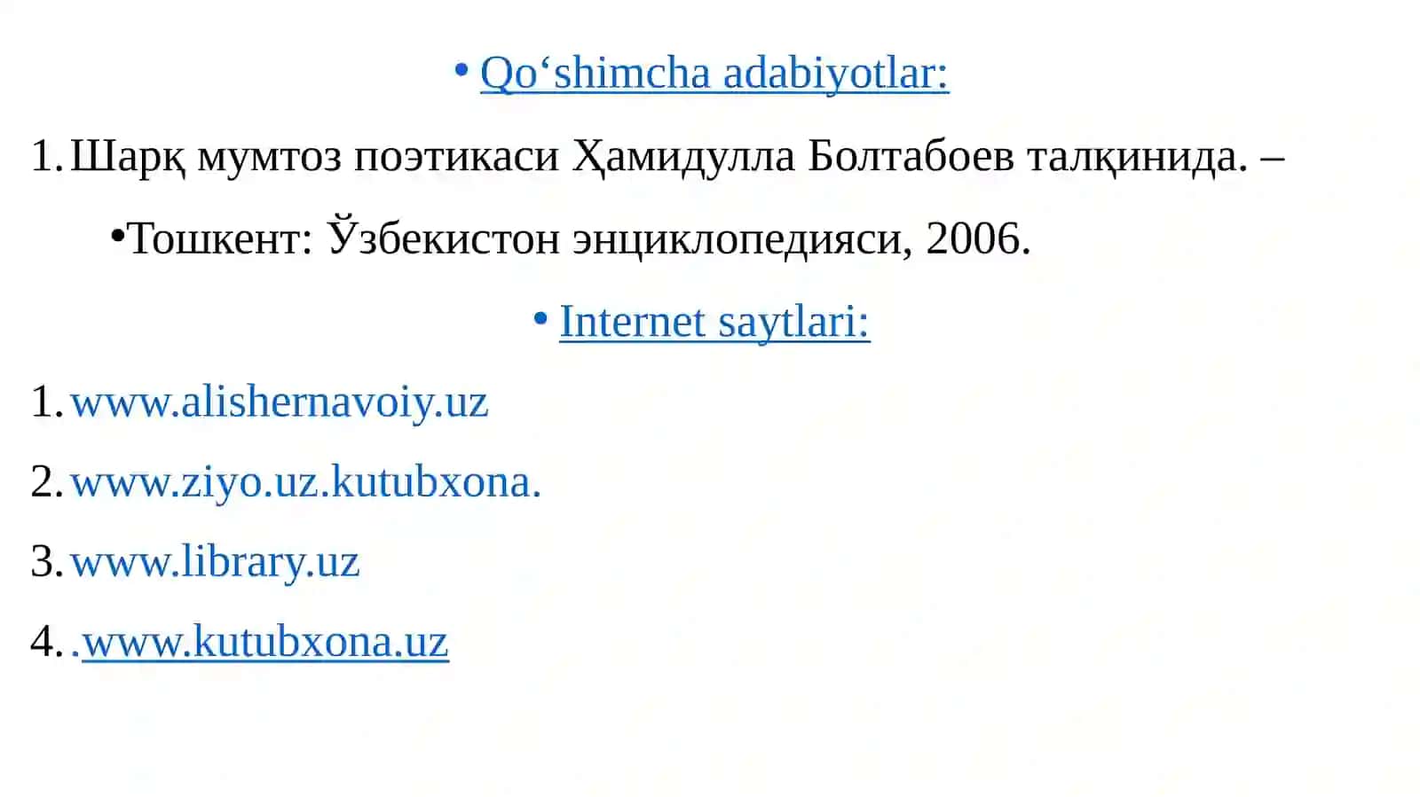 Adabiyotshunoslik–adabiyot haqidagi fan 4