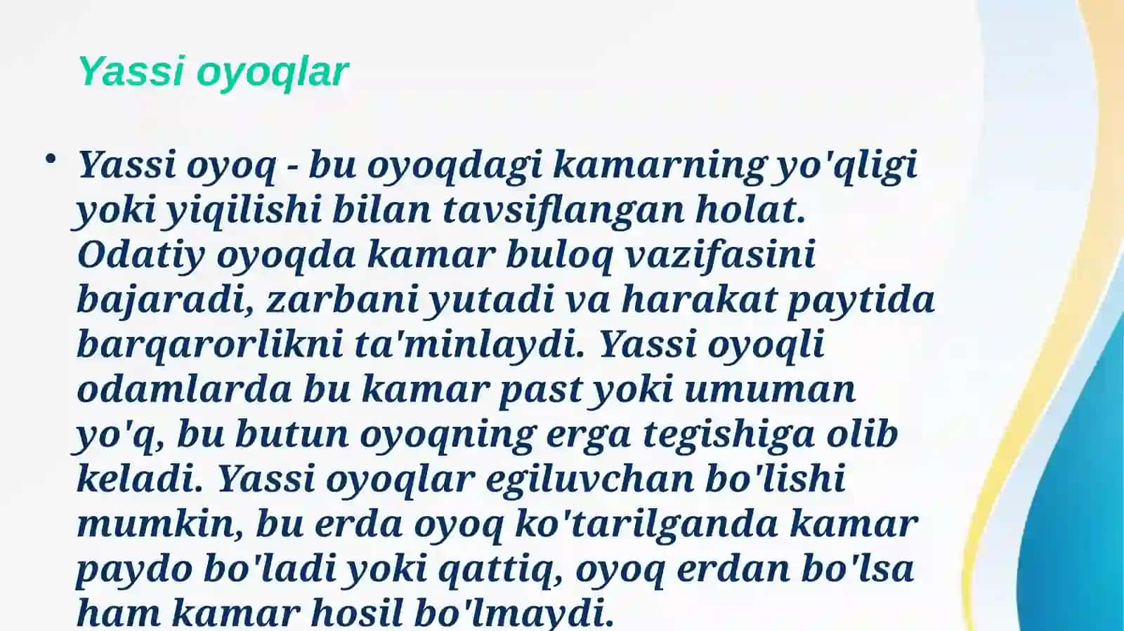 Yassioyoqlik va uning kelib chiqish sabablari 4